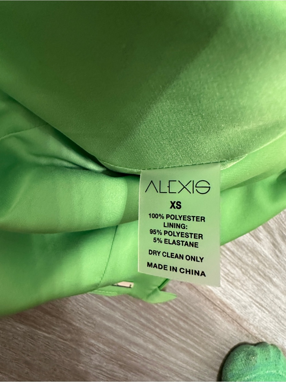 Women's Alexis 2 Pc Lime Green Skirt and Crop Top Set - Picture 10 of 11